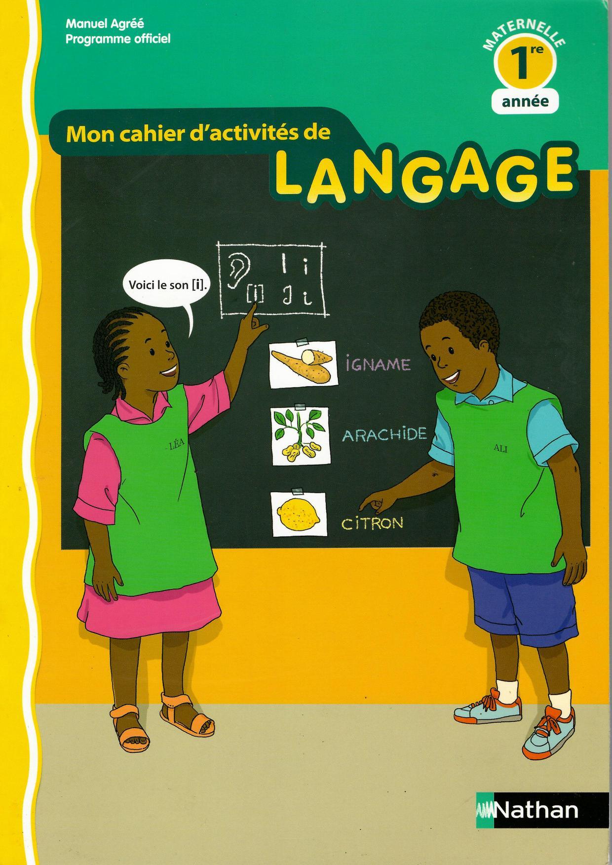 Mon Cahier de Langage Maternelle 1ère année